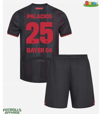Bayer Leverkusen Exequiel Palacios #25 Hemmaställ Barn 2025-26 Kortärmad (+ Korta byxor)